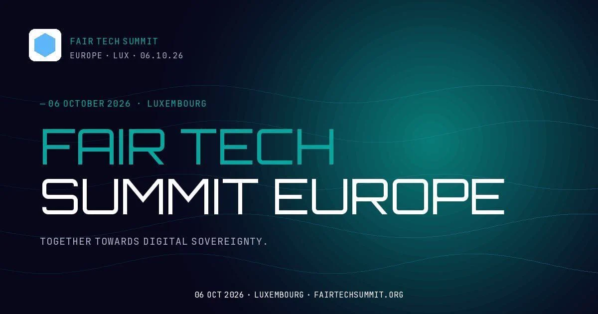 Fair Tech Summit on Oct 6 in Luxembourg