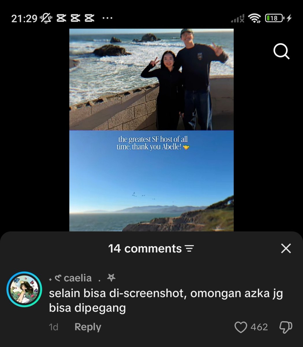 pinkkiesmoon's tweet photo. omongan cowo teknik yang ga cuma bisa janji doang tp beneran ada wujud nyata nya azka adziman doang ya😭❤ duh green forest #azkies https://t.co/rz3opX2Yuj
