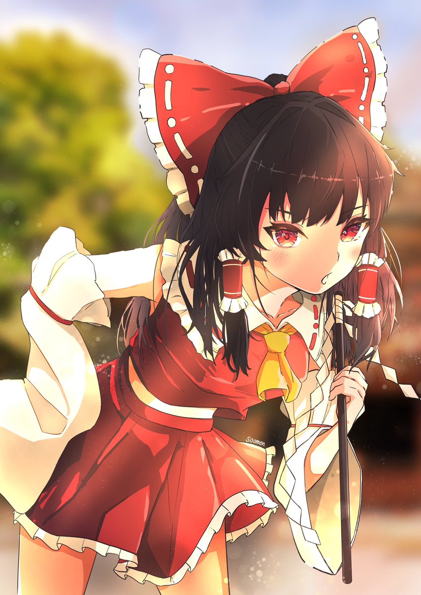 soomen0315's tweet photo. 【夕暮れの巫女】

#東方Project
#東方Project全キャラ描き企画 
#博麗霊夢
#イラスト
#絵描きさんと繋がりたい https://t.co/1iQA5WFg5c