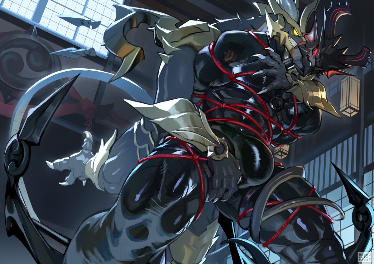 dendryte_axxon's tweet photo. Chronos teaching Shinobi a lesson he would never forget 😈

CW: bondage
@simp4shinobi :> https://t.co/W77Z2B2K6Z