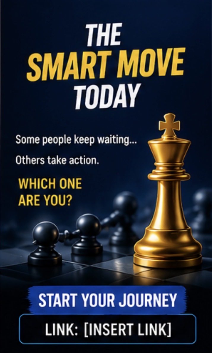 SiddarthShhe's tweet photo. The Smart Move Today 💰
Some people keep waiting…
Others take action.
Which one are you?
Start your journey today.

🔗 Register here: https://t.co/Cfm5jSrDiV

#PlaySmart #Rewards https://t.co/qzLtzbysUF