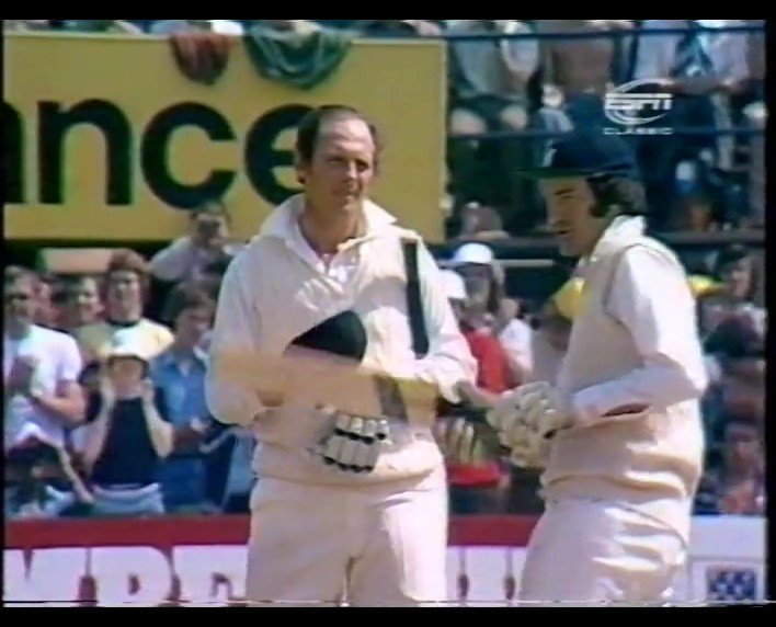 DarrenMordecai's tweet photo. #July30
ENGLAND v AUSTRALIA
3rd TEST MATCH
DAY 3
TRENT BRIDGE
JULY 30 1977
England resumed on day 3 at 242-5 in their first innings, 1 behind.
@GeoffreyBoycott 88*.
Alan Knott 87*.
-
@BeefyBotham 
@kokeeffe49 
https://t.co/w1zb8LtJp3 via @YouTube https://t.co/bJixE7VNgv