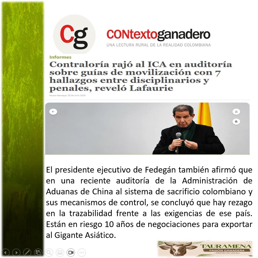 PTauramena's tweet photo. Según el documento del ente de control, de los siete hallazgos, dos son administrativos, 3 son administrativos con presunta incidencia disciplinaria y dos son administrativos
https://t.co/J8TX7n6y6C @jflafaurie  @Fedegan @Fedegansangil @PL_Zipaquira ��� https://t.co/1XkF1NbDci
