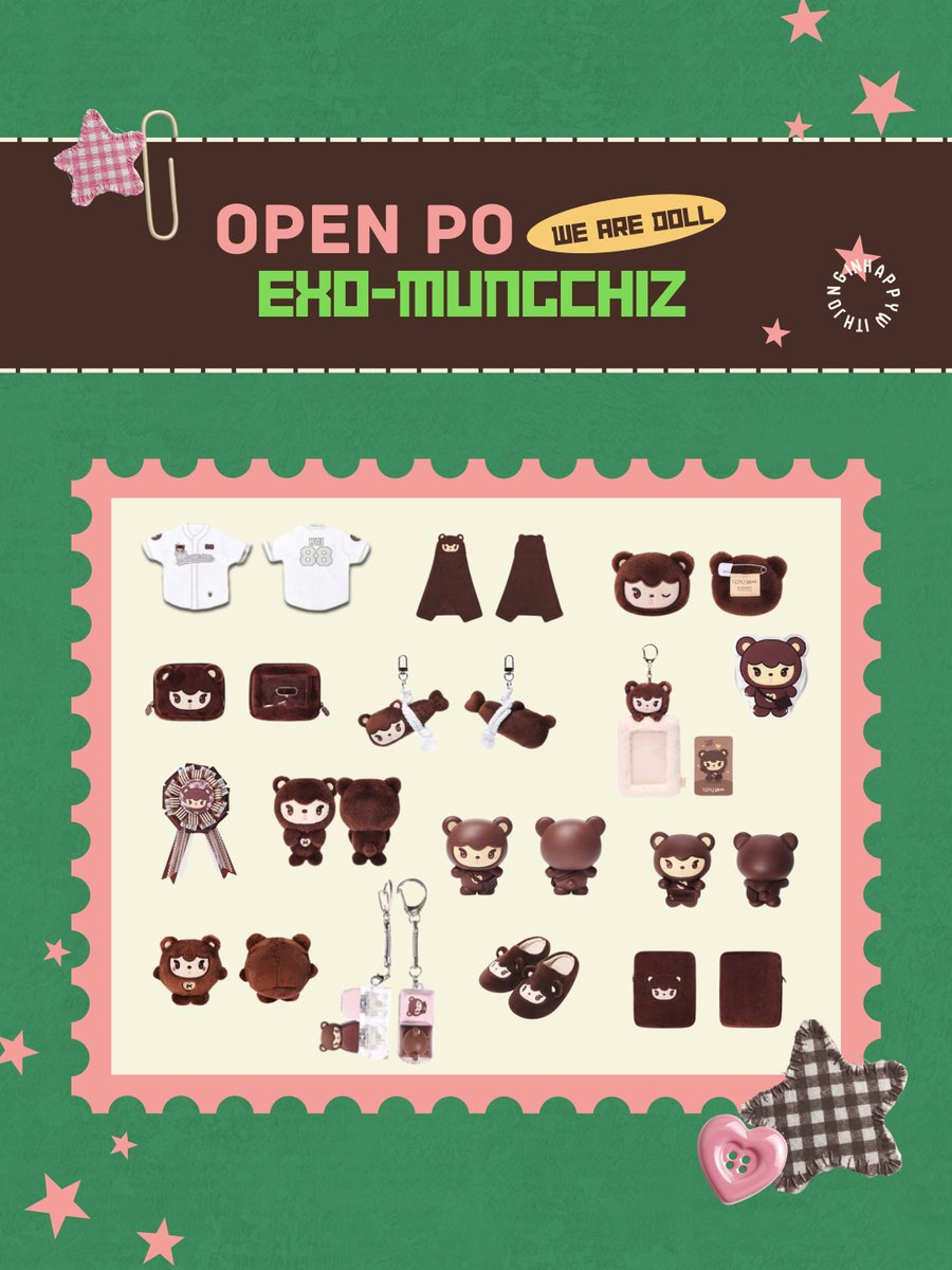 happywithjongin's tweet photo. [INA GO] by happywithjongin

✨EXO - MUNGCHIZ MERCHANDISE ✨

Fast Delivery
~ Batch 1: Close 31 Jul (12.00 WIB)
~ Batch 2: Close 2 Aug (12.00 WIB)

Online Pre-Orders:
~ Close 8 Aug (23.59 WIB)

Info lengkap di poster &amp; form
🔗 https://t.co/MxAJQbj1Qr

#KAI #카아 #EXO https://t.co/vvLFBE6TaO