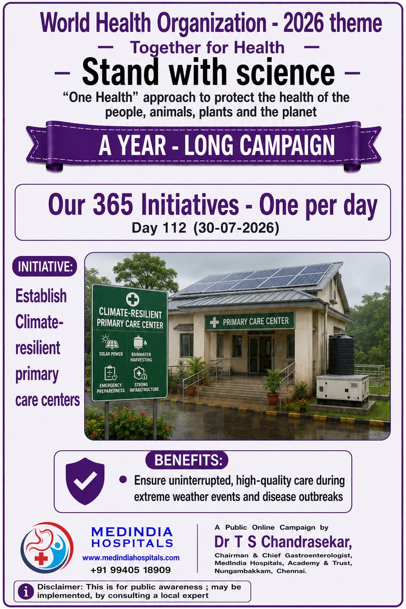 gastroproblems's tweet photo. Dr.T.S.Chandrasekar,MedIndia Hospitals &amp; Trust,Chennai,365 activities-Day112 https://t.co/sSDuKfmEFs 
#Mefor1Health #PMOIndia #narendramodi #rashtrapatibhvn #HMOIndia #cabsect_india #JPNadda #ncbn #nsitharaman #myogiadityanath #RamonMagsaysayAward #pawankalyan #AndhraPradeshCM https://t.co/OTmunLtAcP