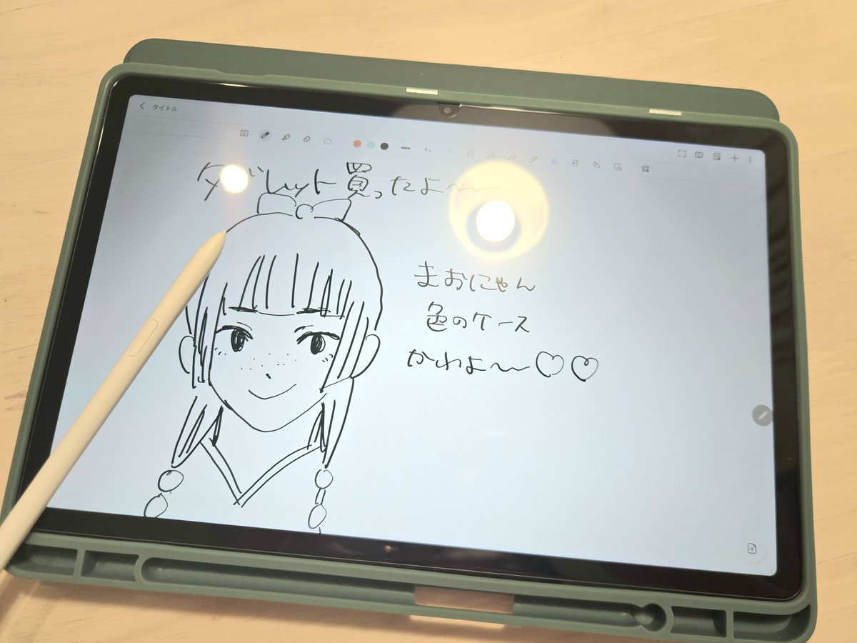 nah_p9's tweet photo. スタイラスペンたのしい https://t.co/T2OMB07pzP