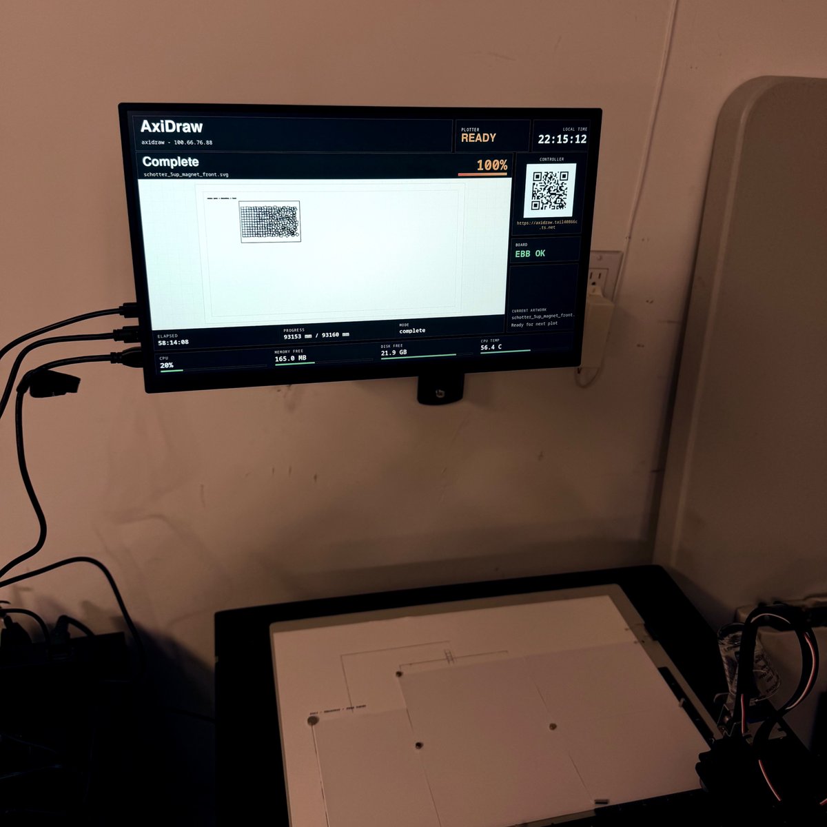 twid's tweet photo. Greg is right, I think many hyper specialized hardware products (think digital picture frames) are due to be disrupted by a few people shipping something driven by a simple ESP32. I got a few boards in last week and you can just tell AI what you want and get it. Weather monitor, air quality, whatever small display you want data on.

I also pulled an old Pi Zero 2 W I had and had Opus just make a touchscreen dashboard for my plotter for it. Touchscreen: $100, Pi Zero 2 W $15.

Most consumers won't vibe code their own ESP32 though, so I think packaging, marketing, and taste around shipping a product will be important. But it's not hard to make a million or more if you build the right product with 1-2 people.