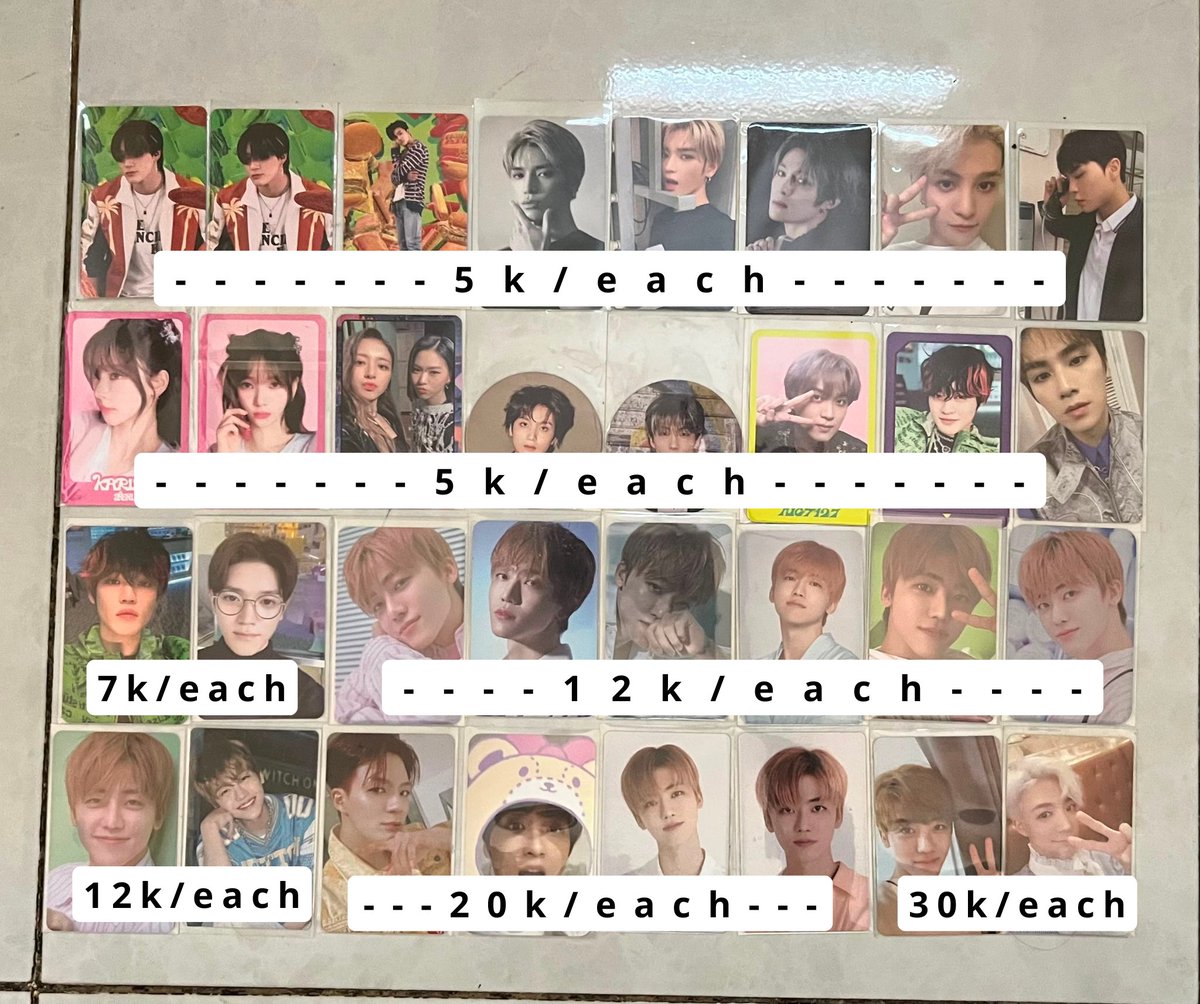 tenleepacarku's tweet photo. wts - want to sell
ೀ all about pc ten mark xnghan jeno jaemin yangyang johnny haechan chenle karina taeyong jisung xiaojun

📍cirebon
⚠️ mostly good condition
🍊 CO oren

‼️mention after dm ‼️

#. wtb wtt photocard nct superm wayv itzy 127 dream https://t.co/Qhi4OucBtD