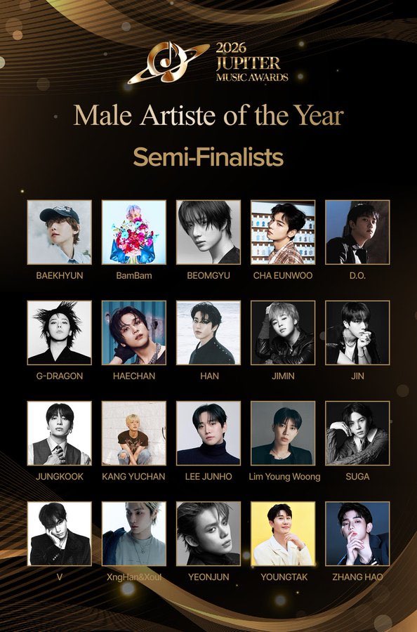 SEOKJINFR's tweet photo. [JUPITER MUSIC AWARDS 2026] Male Artist of the Year

The semi-finals will open on August 1!

Let’s continue preparing ourselves and collecting on:
⭑ Fancast
⭑ My1pick
⭑ Mubeat
⭑ IdolChamp
⭑ Muniverse App

🏆 Final Winner: JMA Award

#방탄소년단진 #JIN #진 #BTSJIN https://t.co/Pk1D5RxgPR