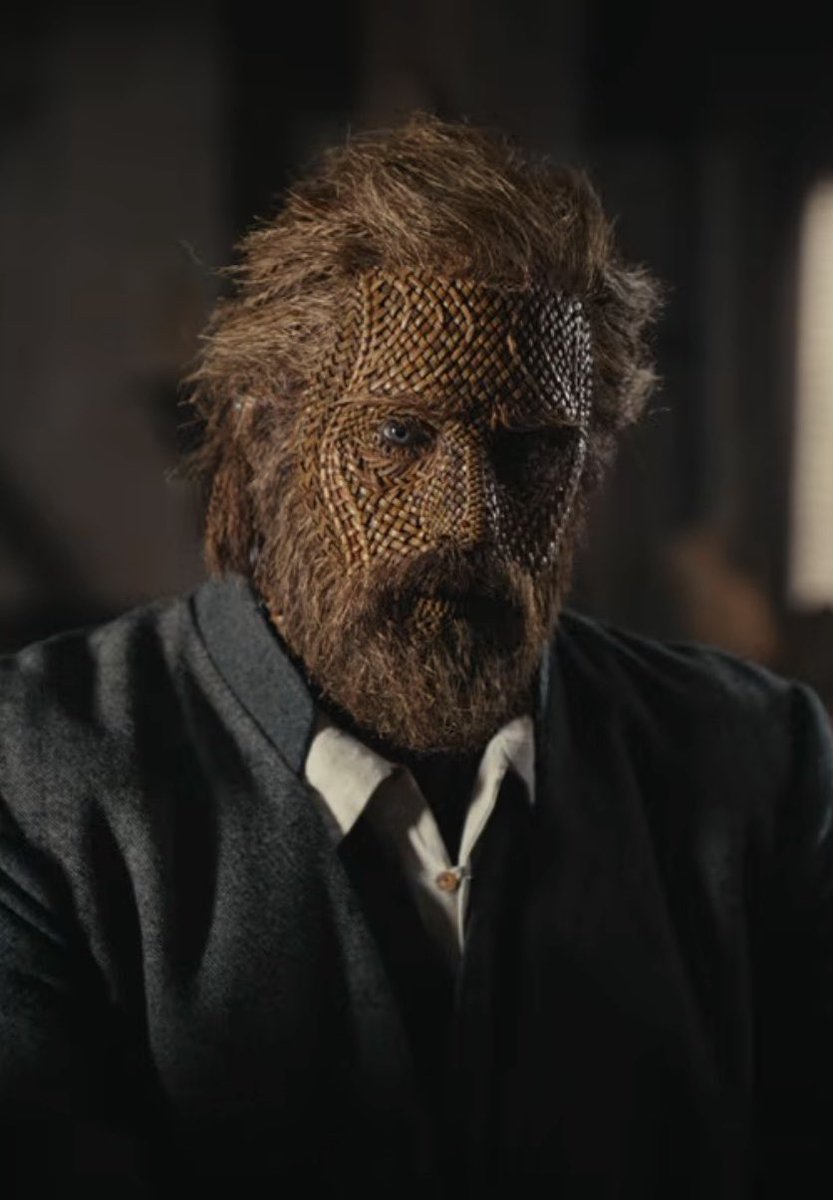 DiscussingFilm's tweet photo. First look at Alexander Skarsgård as a dude made of wicker in ‘WICKER’.

The film follows an embarrassed fisherwoman who asks a basket maker to make her a husband out of wicker. https://t.co/SN6vkojbCK