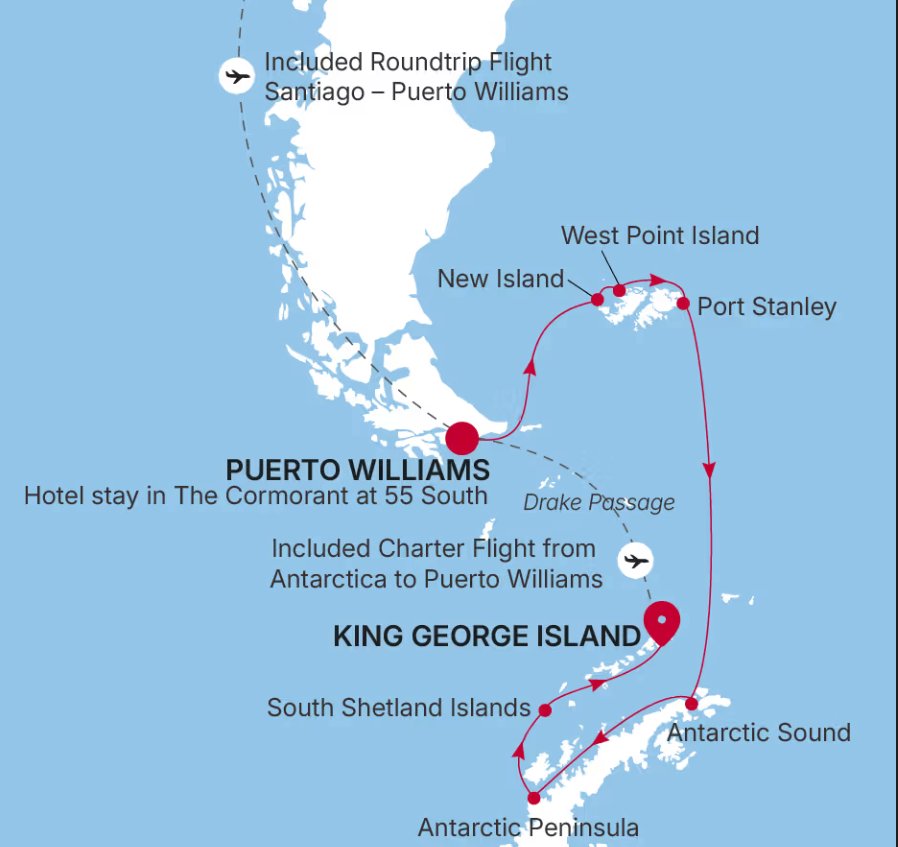 ExperienceCape's tweet photo. Puerto Williams is transforming into the most sustainable and eco-friendly city guarding Antarctica.

Starting in October, the new hotel, "The Cormorant at 55 South," will revolutionize travel to Antarctica with direct flights to Santiago and King George Island, Antarctica.
🇨🇱🇦🇶 https://t.co/b6VFT1ysd3