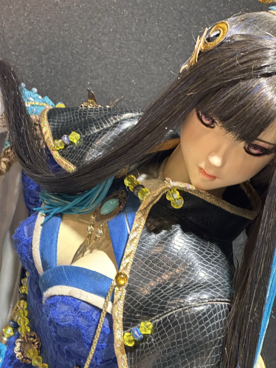 J0lojXyM's tweet photo. #特撮人形劇の世界展
#睦天命

太歲和天命互換位置了！
超好看大家一定要進小房間看天命和太歲
能拍的角度不少但就怕擋到別人看影片🤧 https://t.co/elDhiWiLCf