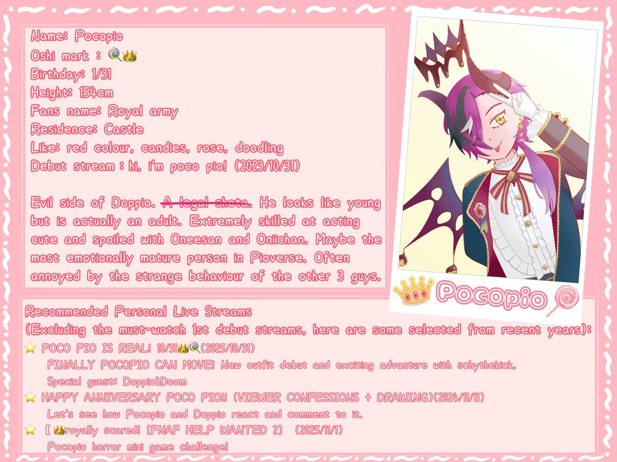 takunotwa's tweet photo. Hello everyone! Here is update Pioverse Profile &amp; Recommendation . Let's enjoy Pioverse tgt!
こんにちは!Pioverseのプロフとおすすめを更新しました。Pioverseが分からない人にぜひー(��本語版はリプにあります)
大家好! 更新了Pioverse小介紹跟推薦，不熟悉的小雞們可以參考喔 (中文版在回覆中) https://t.co/4lW8wK3seX