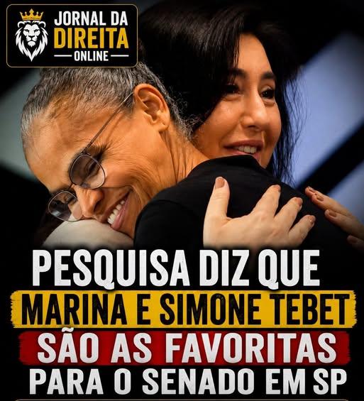 JornalBrasilOn2's tweet photo. Levantamento Paraná Pesquisas divulgado nesta 4ª feira mostra que Marina Silva (Rede) e Simone Tebet (PSB) são as favoritas para assumir as cadeiras do Estado de São Paulo no Senado.

Marina tem 31% das intenções de voto e Tebet, 30,7%. Guilherme Derrite (PP) aparece na 3ª colocação, com 24,8%. Em 2026, cada Estado elegerá 2 representantes para a Casa....
