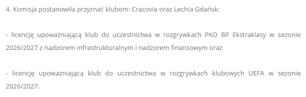 Uzio_8's tweet photo. @LudomirSzumiws @PiotrPotepa @LechiaGdanskSA W tym sezonie nie ma rozszerzonego nadzoru https://t.co/P67rweNC36
