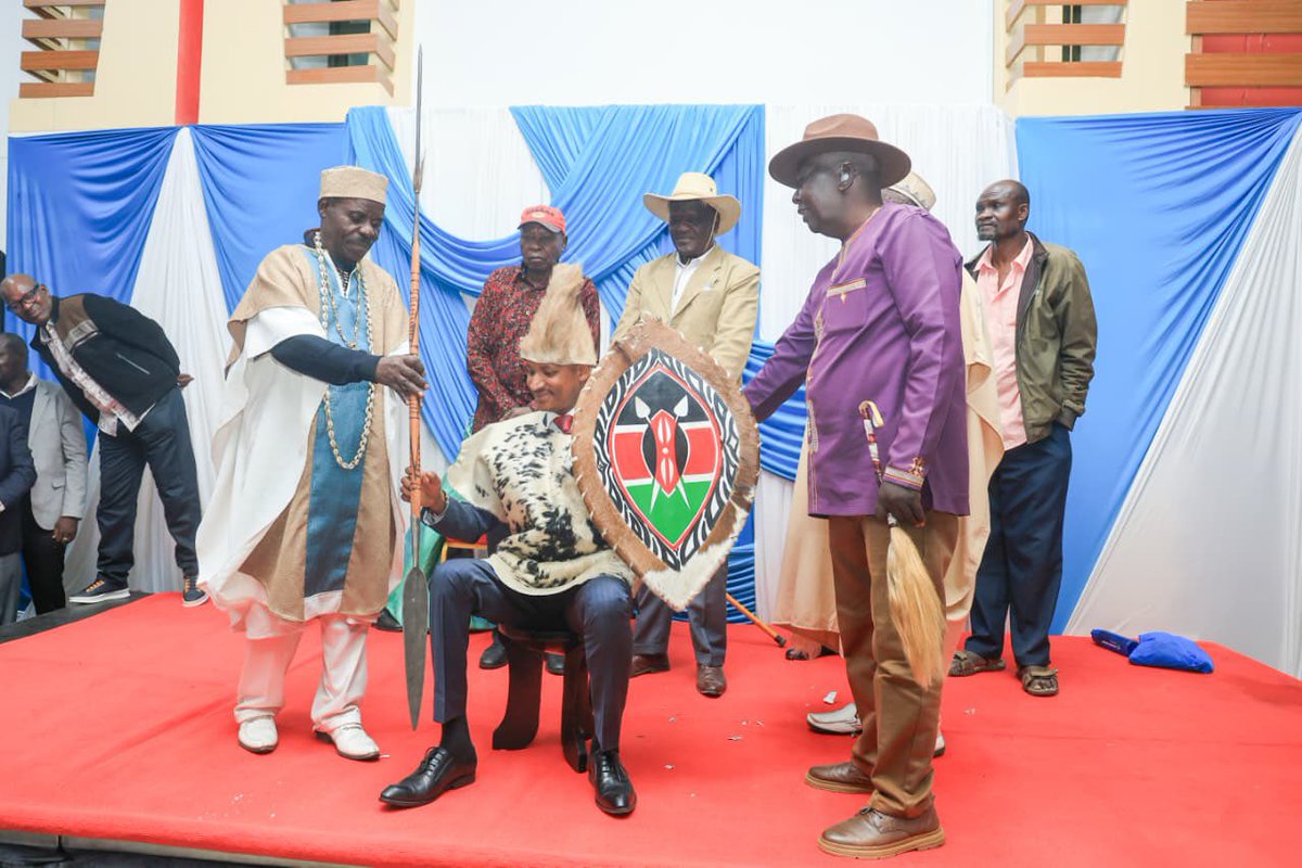 HEBabuOwino's tweet photo. The Luo Council of Elders, together with Representative Leaders of the Luo Community drawn from all the 85 Wards of Nairobi County today gathered to set me free to develop friendship and seek the support of all the other communities in this City towards my bid for the Nairobi Gubernatorial race.

During the Ceremony, the Council of Elders coronated me as a Luo Elder and thereafter installed me as the Leader of the Nairobi Chapter of the Council.

I promise to do all it takes to make use of this cardinal trust to restore the central role of the Luo People in promoting Harmony, National Cohesion and Integration of our city towards Meaningful Development and Service Delivery for the people of Nairobi.