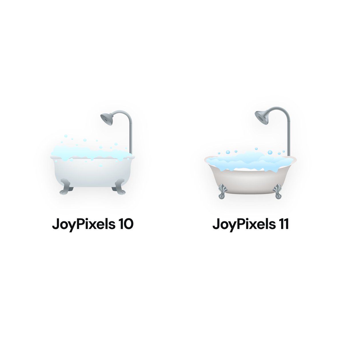 joypixels's tweet photo. Have a tub-tastic day! 🛁 https://t.co/SmrEvZ8FtC