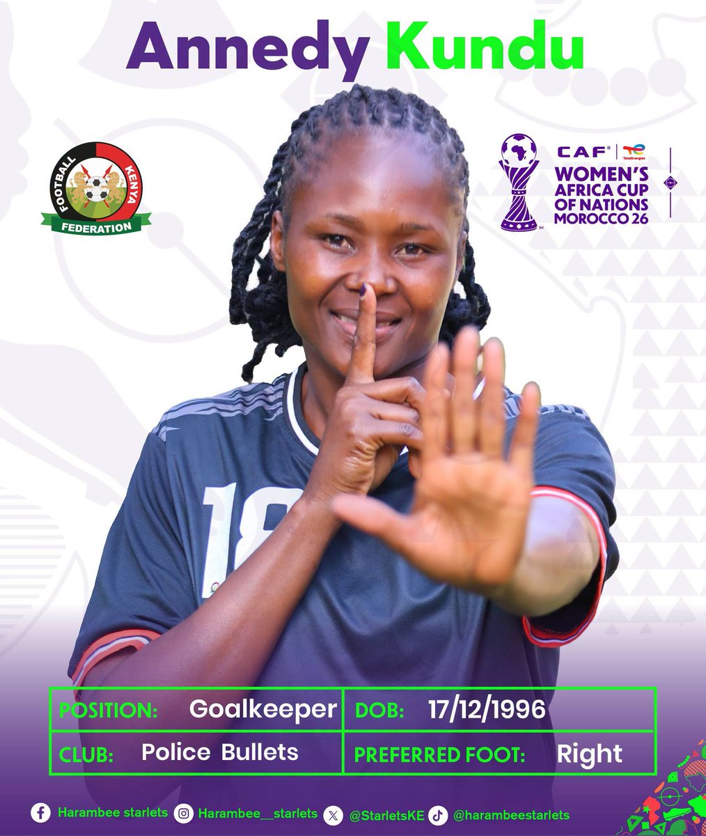 BroKaris_2003's tweet photo. To every young fan watching tonight: dream without limits! Let us flood social media with pure encouragement from the first whistle to the last. Turn your timeline green, red, and black and Stand with Harambee Starlets! #CheerForStarlets https://t.co/XMRTPEpsAY