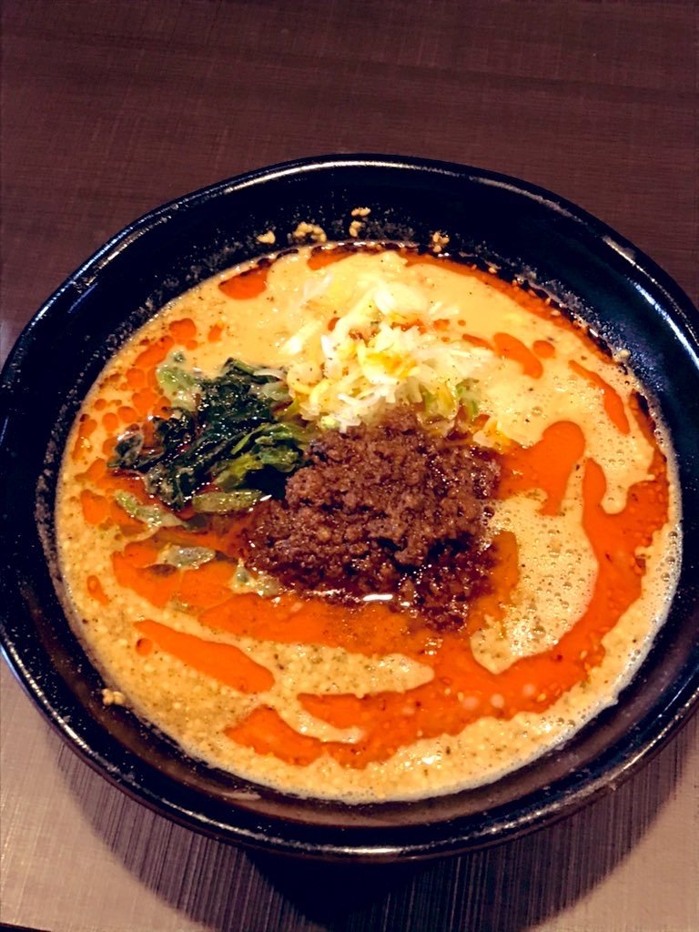 hiroto_yono's tweet photo. リニューアルのお知らせ📢

8月1日より
担担麺の麺リニューアル

スープとのからみを考慮し
低加水麺にリニューアルとなります

keep trying

#担担麺　
#ラーメン
#さいたま市　#与野
#中華ひろと https://t.co/4n5z29juGD