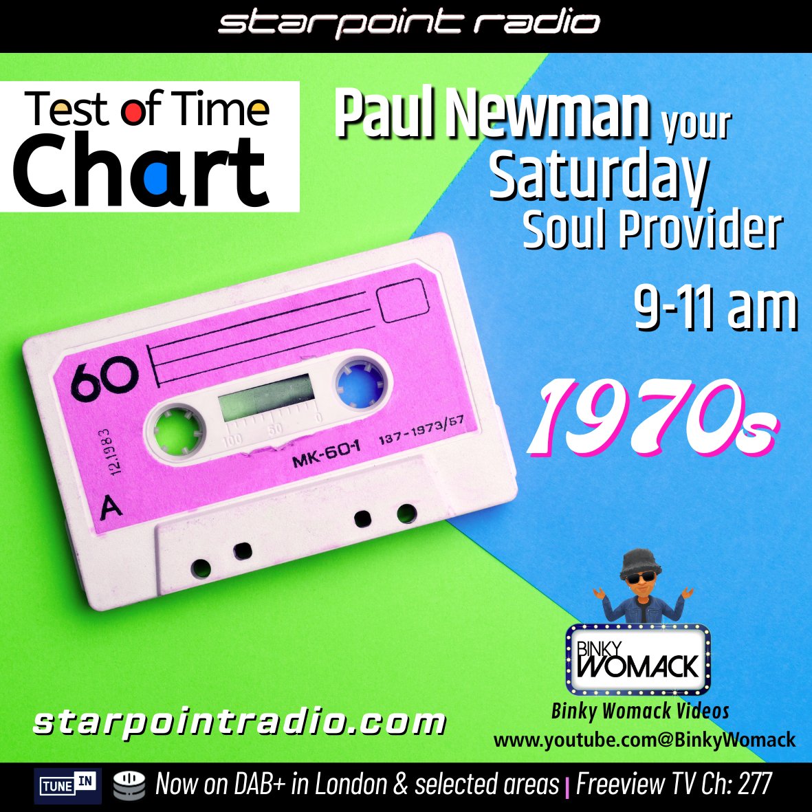 DJ_PaulNewman's tweet photo. SATURDAY 9 - 11AM we revisit the Billboard Hot Soul Singles Chart from early August 1976. Some great memories coming on @starpoint_radio. Show sponsored by @binkywomack
Hear us on DAB in London, apps and https://t.co/8rDpwDQWFI
#weekendvibes #soul #retrochart https://t.co/j55pRL6N40