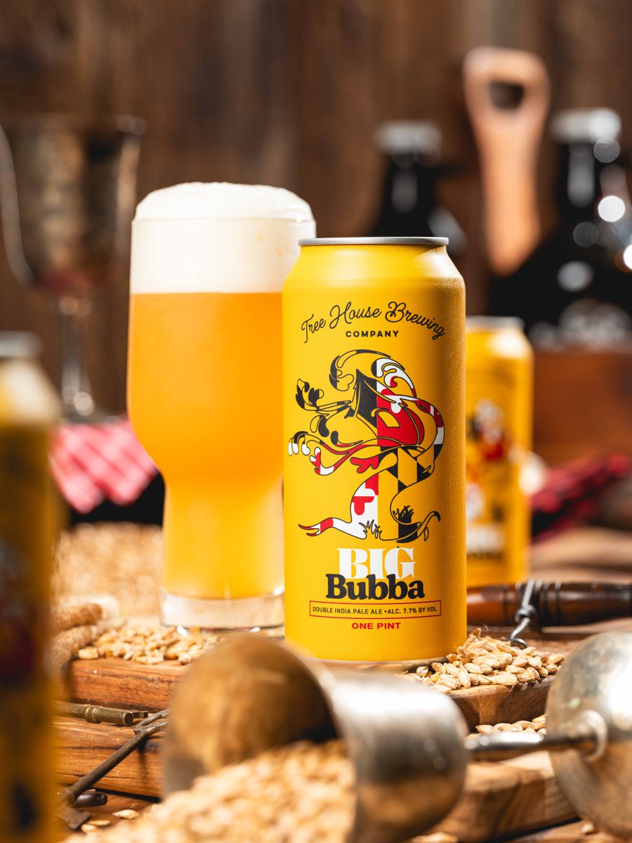 TreeHouseBrewCo's tweet photo. Big Bubba is our amplified version of Bubba. This hop-saturated version bursts with notes of peach smoothies, honeydew melons, pine, and grapefruit!

Some days he's Bubba.

When the going gets tough, he's Big Bubba.

But most of us just call him Joe. https://t.co/IJI7Lj2rns