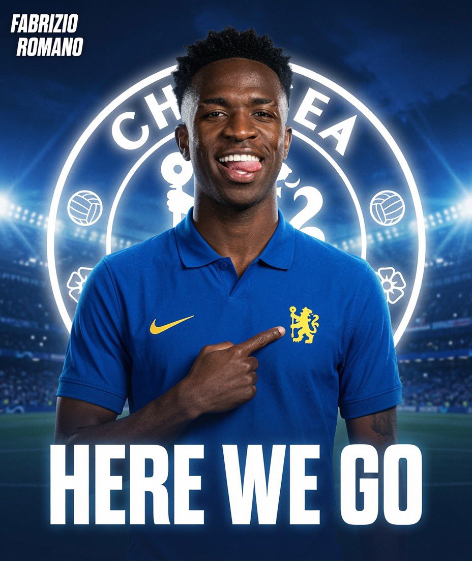 ENZOIZU's tweet photo. 🚨Vinicius Jr  to Chelsea, here we go! 🔥 https://t.co/RTbHd3ycZ4