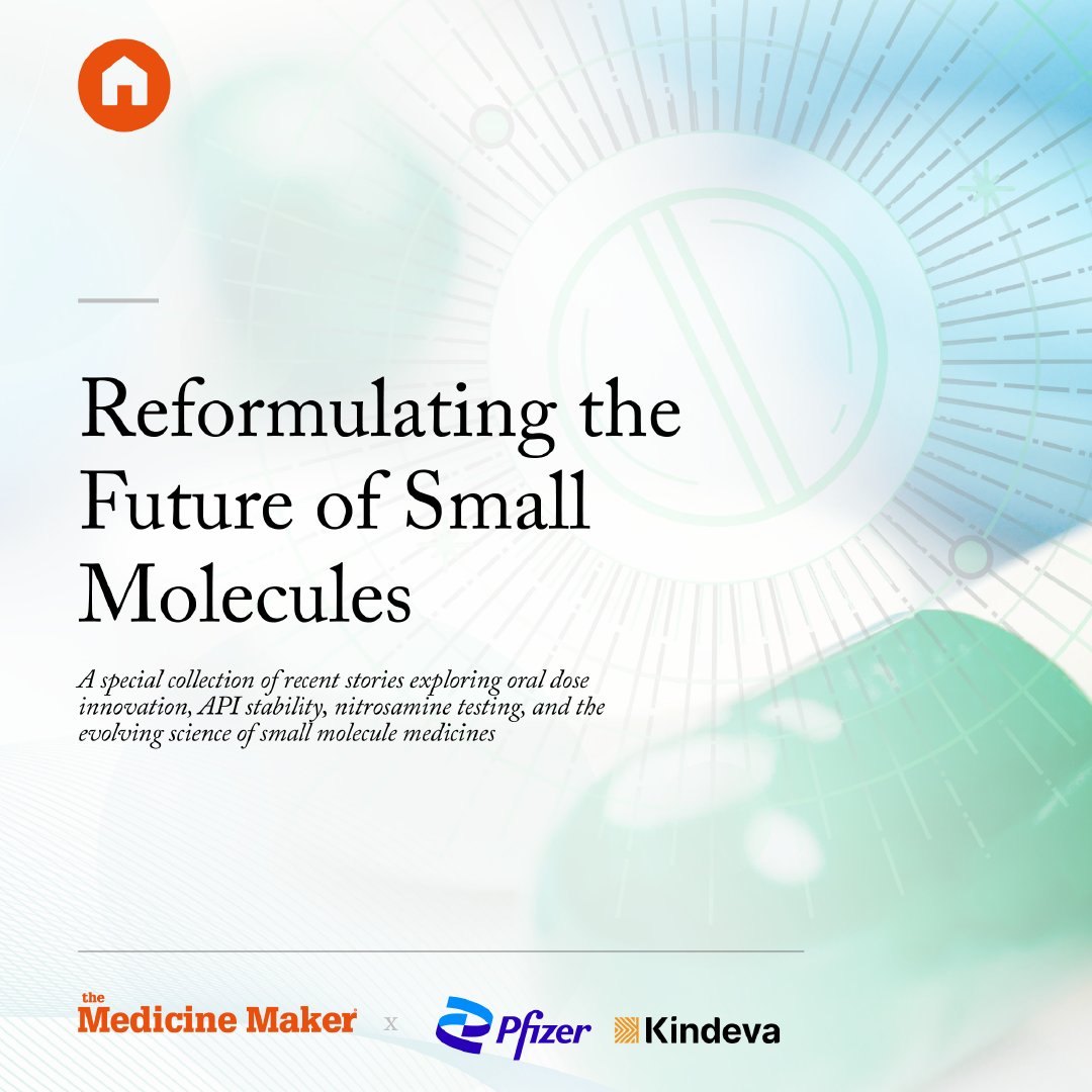 medicine_maker's tweet photo. 💊 The future of small molecule development is changing fast.

Explore expert insights on API stability, nitrosamine testing, oral dosage innovation, and more in our FREE eBook.

Download now: https://t.co/bdHfBul0wr

Sponsored by @Pfizer and Kindeva
#Pharma #DrugDevelopment https://t.co/EGaGxzF0No