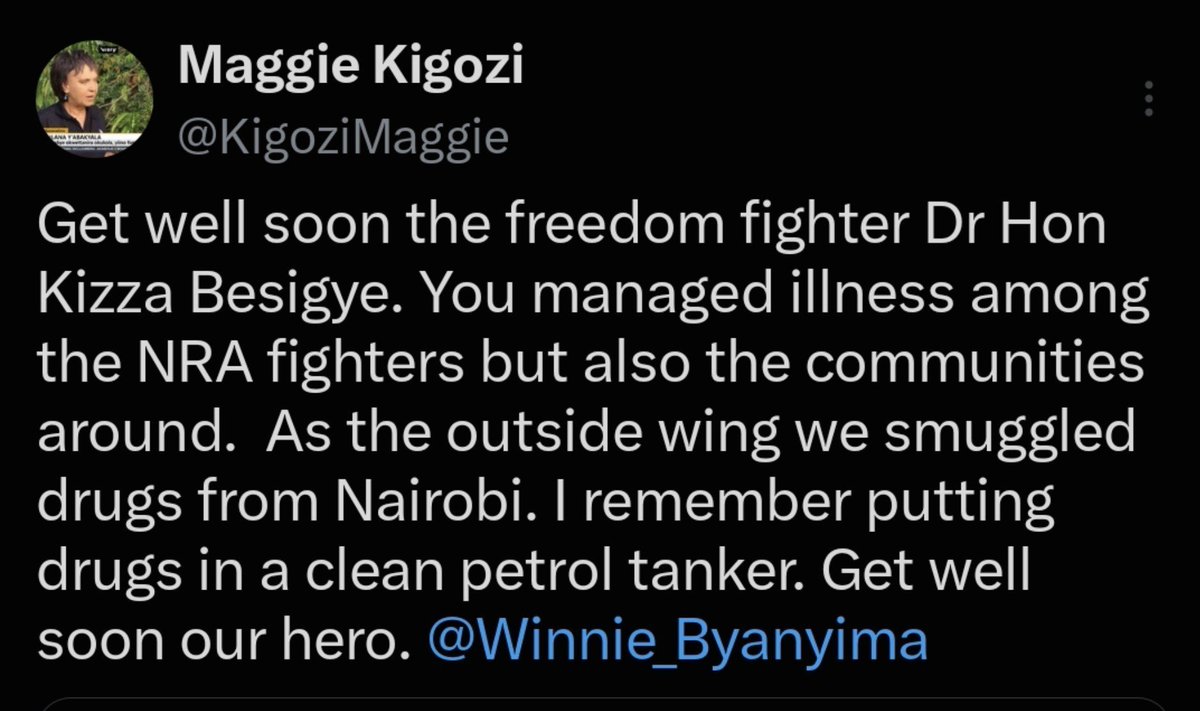 SamSewank9796's tweet photo. @SSssebunya Ssebunya ask Maggie Kigozi. She was alive. https://t.co/e4jr2nsm9S