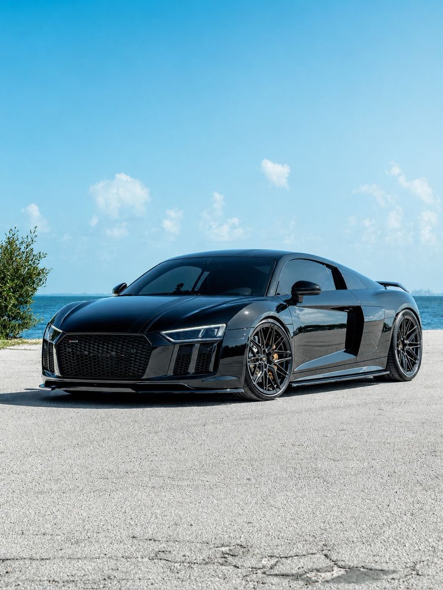 MarvelousRides's tweet photo. Audi R8 ♠️

The first production Audi R8 debuted at the 2006 Paris Motor Show with a 4.2-litre naturally aspirated V8 producing 414 hp. Audi later added a 5.2-litre V10 with outputs reaching 562 hp, turning the R8 from an exotic sports car into a genuine supercar. https://t.co/cib8iIs0a6