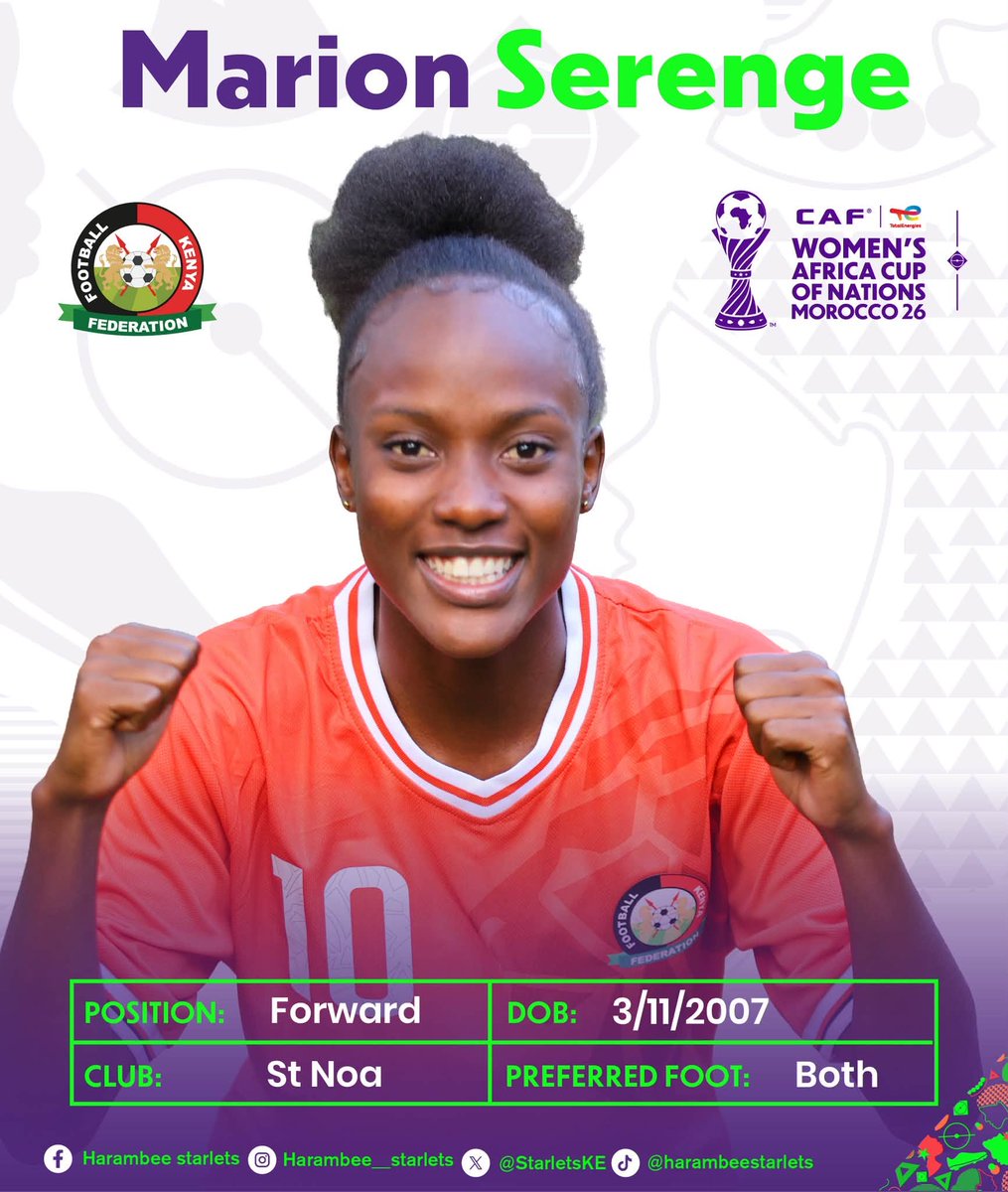 AshleySubira's tweet photo. Screens are glowing in living rooms and sports joints everywhere. The dedication shown by these players on the continental stage is truly remarkable. Back our Queens through all ninety minutes and Stand with Harambee Starlets! #CheerForStarlets https://t.co/yXXRjjjGen