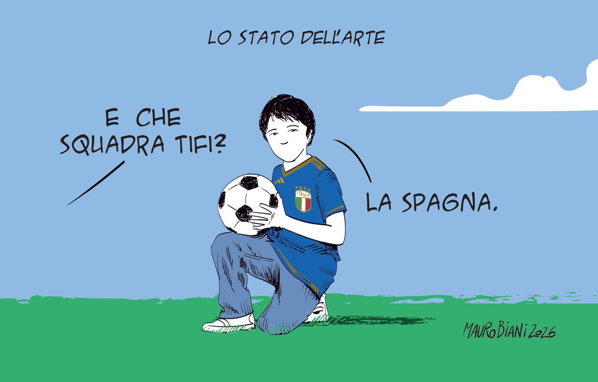 maurobiani's tweet photo. #Calcio #nonsolo
La crisi.
Oggi per @repubblica https://t.co/zKIAWuI9oL