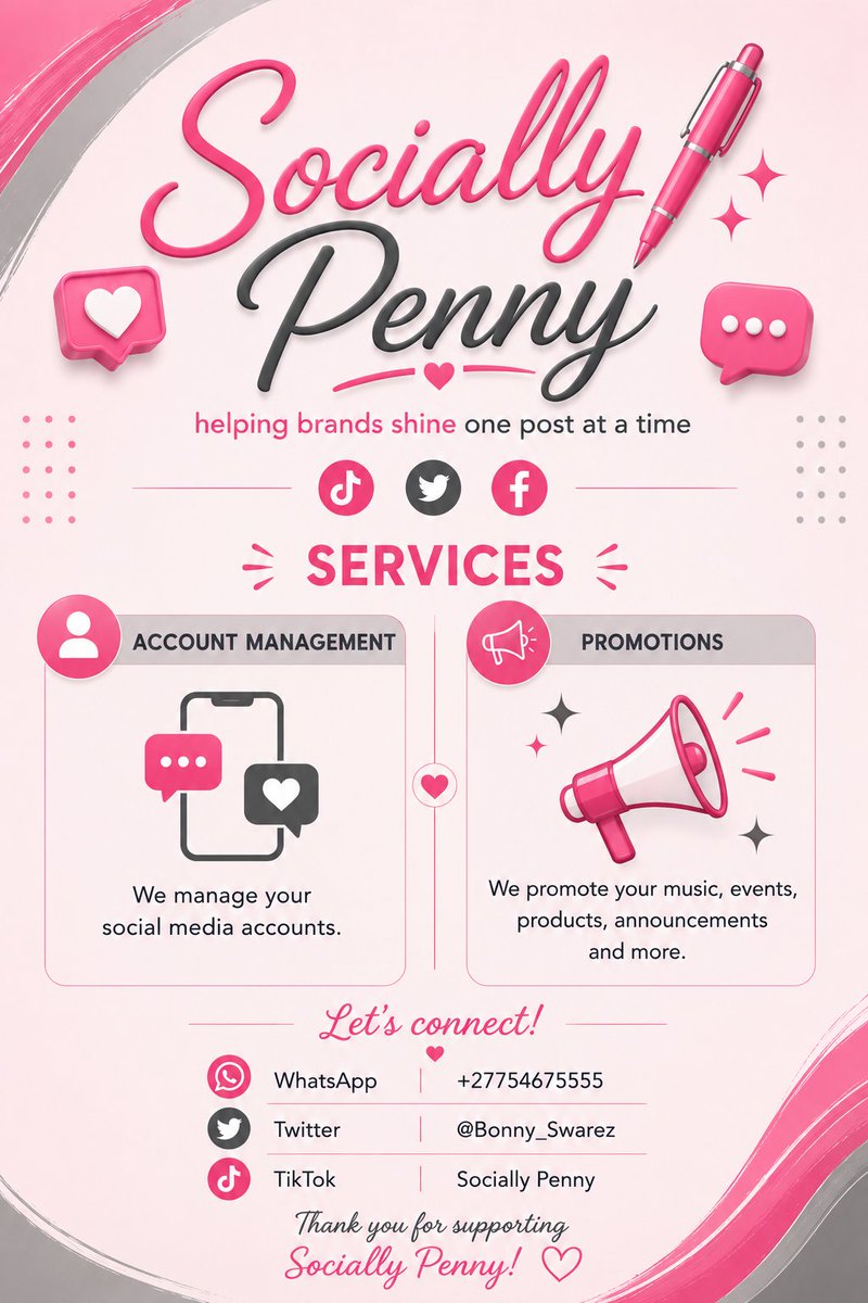 Bonny_Swarez's tweet photo. From comments to campaigns, we've got your socials covered. DM me for enquiries 😉

#SociallyPenny https://t.co/3mmg8Qqnma