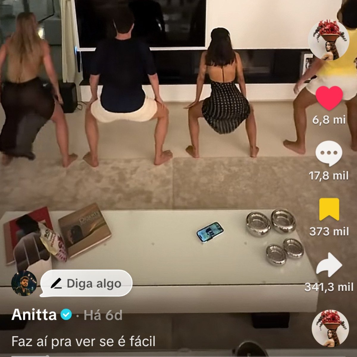 gabscaetan0's tweet photo. Falta pouco pra Sal Grosso se tornar o vídeo mais curtido do tiktok da Anitta https://t.co/MV2ukjhoML