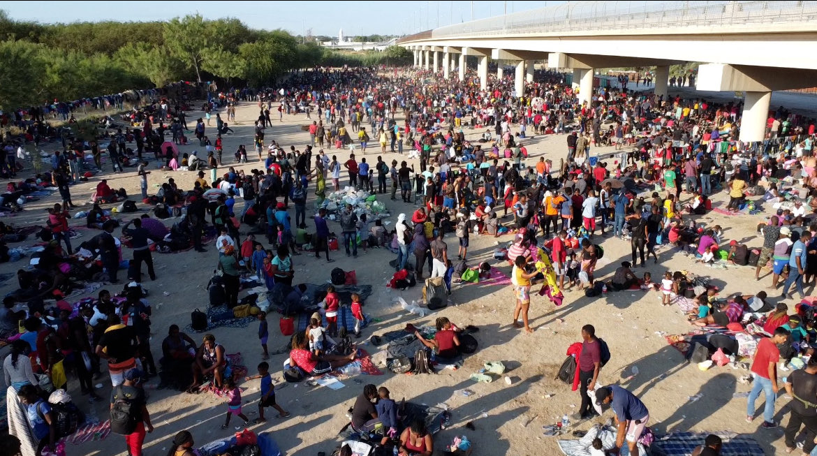 Bfor1A's tweet photo. @america Dems did welcome this in America. https://t.co/z5KVr7VtDu