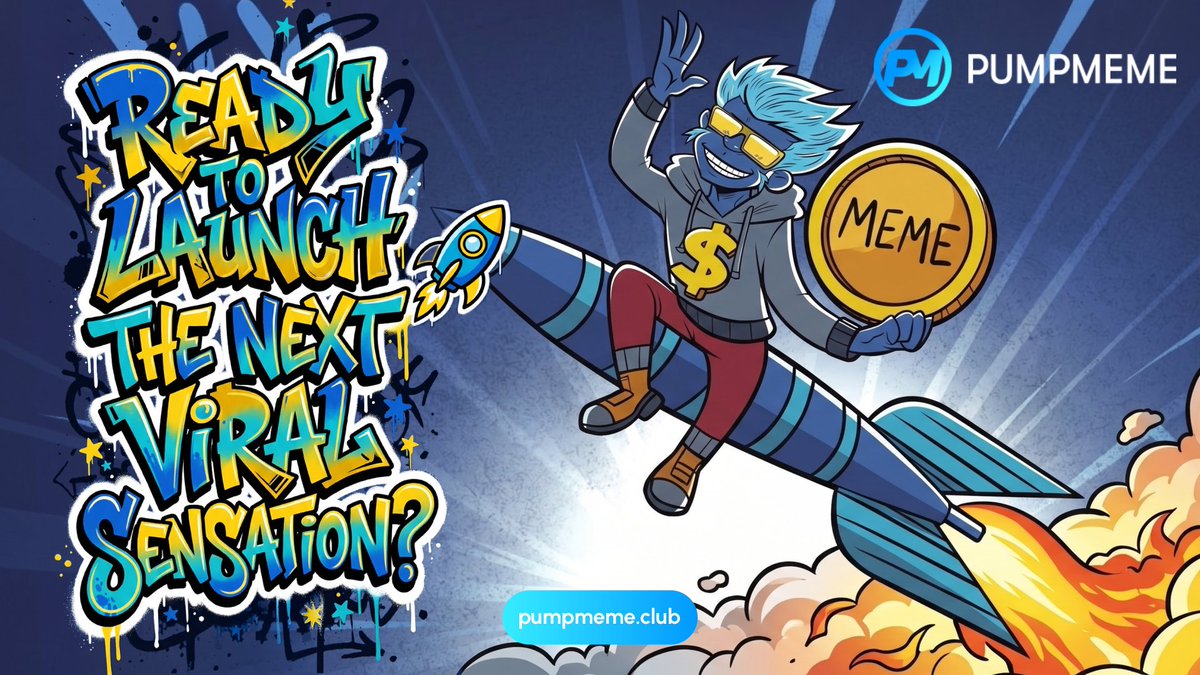 PumpMemeClub's tweet photo. โจ Ready to launch the next viral sensation?
๐ #PumpMeme ($PM) brings AI generation and advanced market-making tools right to your fingertips. Create, deploy, and trade your favorite ideas in seconds.
๐ง Turn memes into reality! https://t.co/R5LS691V0I