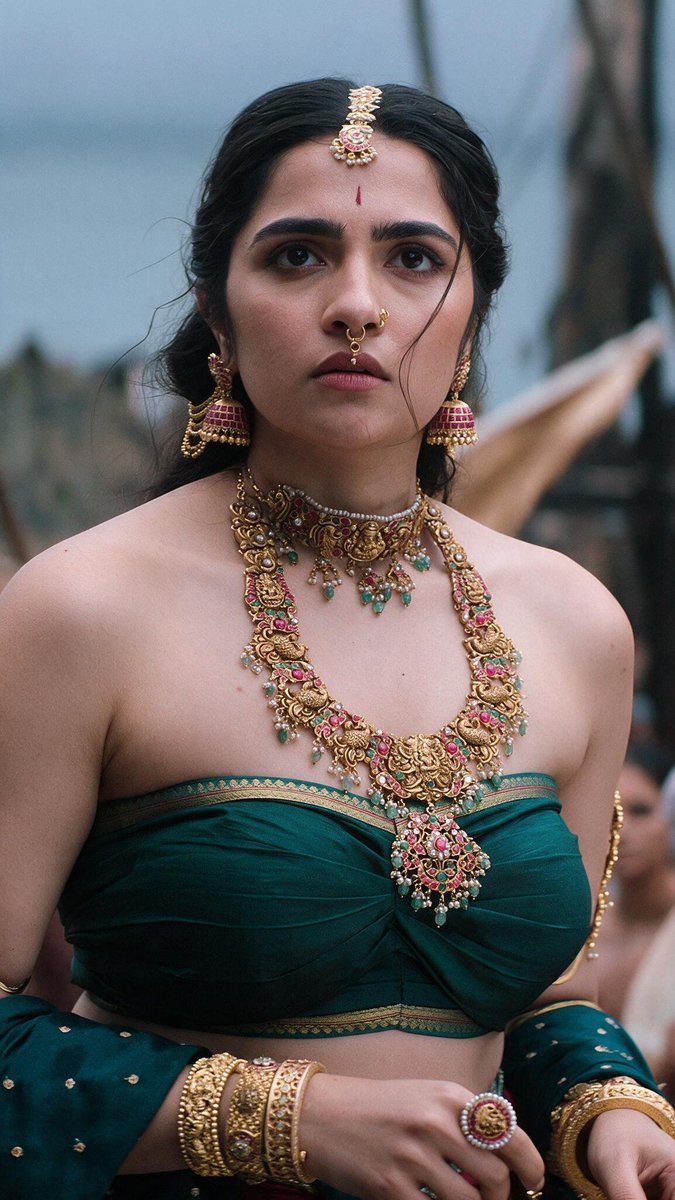 maninilas's tweet photo. Rukmini Vasanth looks absolutely regal here. ❤️🔥 https://t.co/kzDEzMJLww