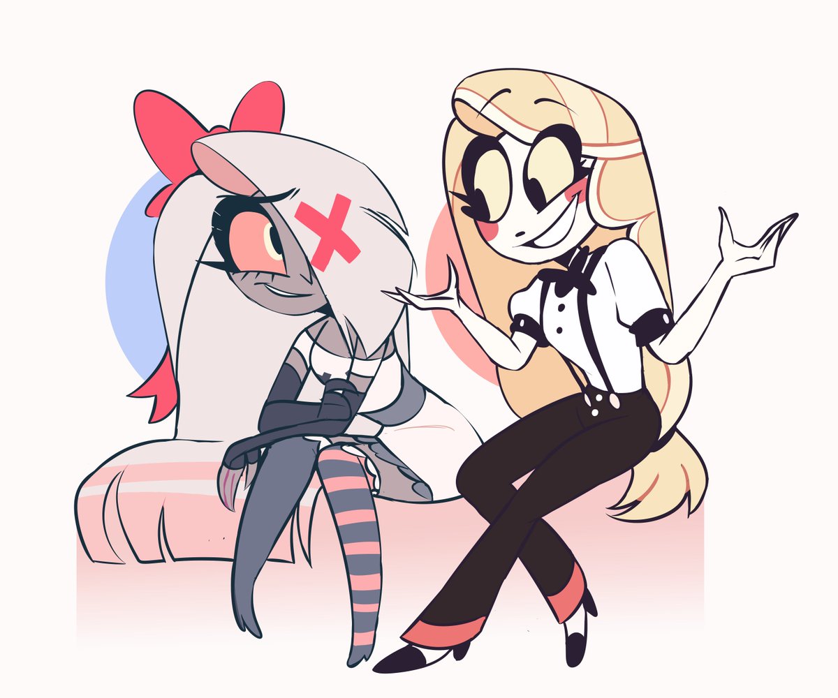 Ankinluu_'s tweet photo. rewatched the pilot of Hazbin hotel and remembered how good was the style so i tried to replicate #HazbinHotel https://t.co/RXr8iOIYBj