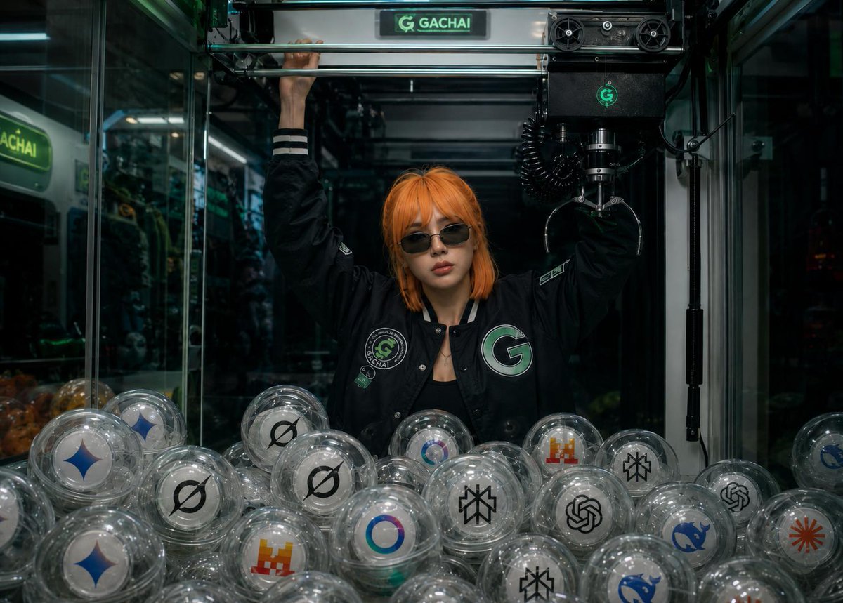GachaiMachine's tweet photo. The credits aren't points. They're a live API key.

One key, 93 models. Claude, GPT, Gemini, Llama.

Spend your winnings the same minute - https://t.co/PhptO0wF2f https://t.co/MHS1SRME4n