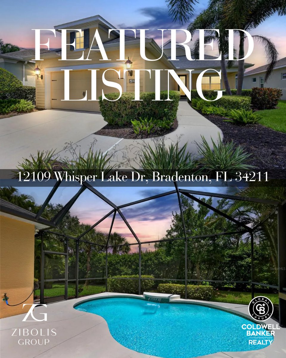 zibolisgroup's tweet photo. ⭐𝐅𝐄𝐀𝐓𝐔𝐑𝐄𝐃 𝐋𝐈𝐒𝐓𝐈𝐍𝐆 ⭐

📍12109 Whisper Lake Dr, Bradenton, FL 34211

💰 $550,000
🛏 3 Bed | 2 Bath
📐 1,932 SqFt | 6,970 SqFt Lot

 Zibolis Group | Coldwell Banker Global Luxury
📱 941.725.3060
📧 team@zibolisgroup.com
🌐 https://t.co/zv6zGIEfDG https://t.co/Ac89JblYJ0