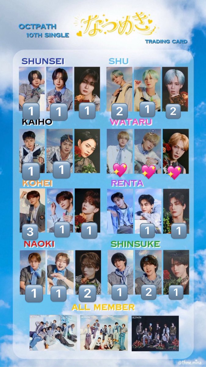 nyan___f0's tweet photo. OCTPATH  なつめき 封入 トレカ交換

【譲】下記画像
【求】高橋わたる 💖

8/2 立川リリイベ手渡し優先

お心当たりのある方はお気軽にお声がけください🫧

 #OCTPATH交換 https://t.co/ZLebRFndGJ