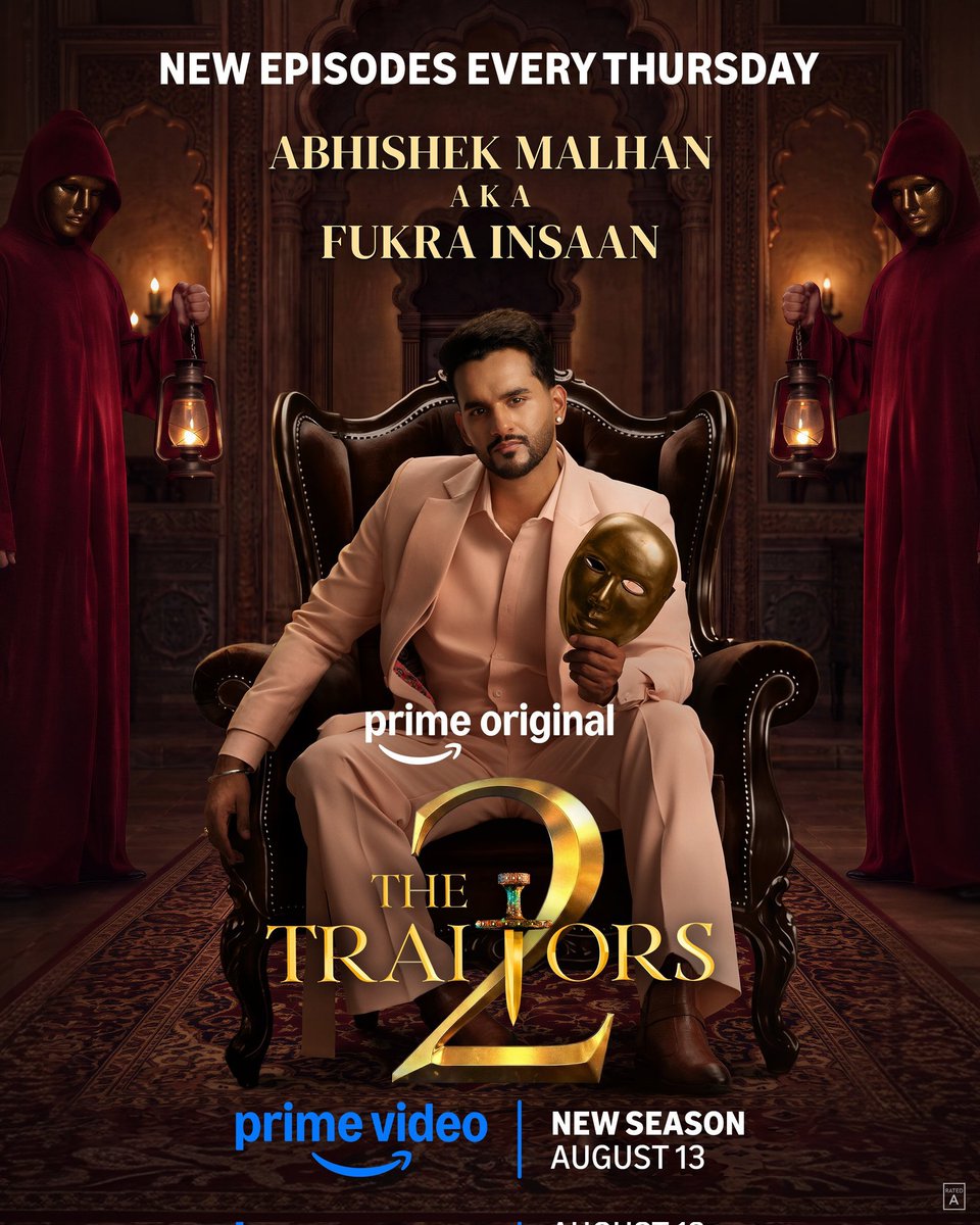 khushi201119's tweet photo. Not just a contestantโhe's the main character. ๐โ๏ธ Abhishek Malhan in The Traitors 2. Game on. ๐ฅ๐ผ#AbhishekMalhan #FukraInsaan #TheTraitors2 #TheTraitorsOnPrime #PrimeVideo #TeamAbhishek #AbhishekSquad #RealityTV #NewSeason #August13 #GameOn #KingEra #DominateTheGame https://t.co/wjmcoersjG