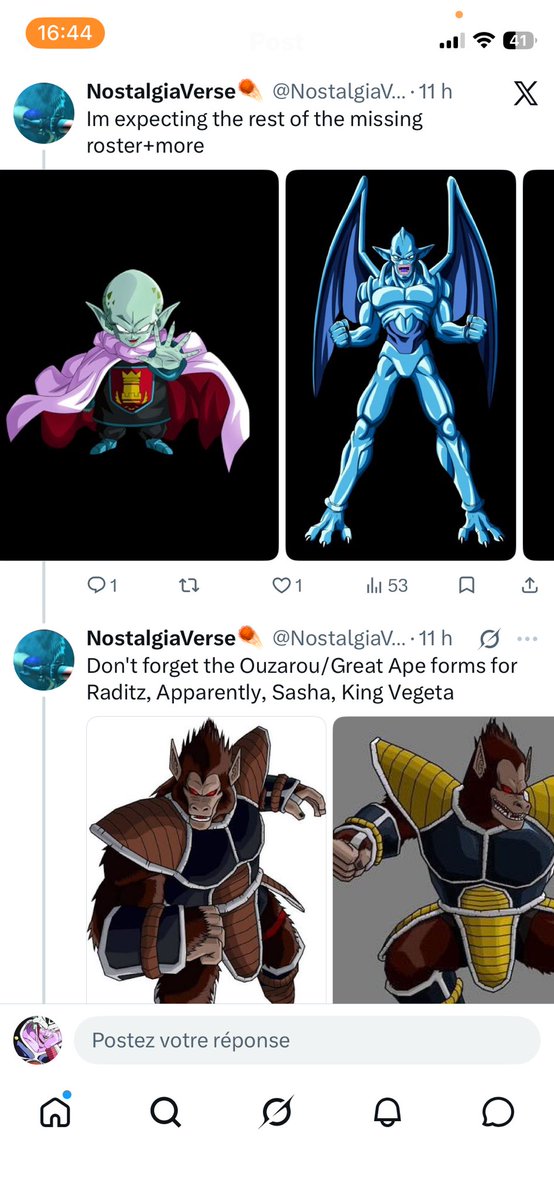 NumeronCybl4v's tweet photo. @BandaiNamcoUS Instead of adding new character after almost 20 years , you add fake ssj goku and ignore all the previous one from the other game . You are selling us SUPER17 after 2 years . 
The hype is gone https://t.co/x6lntgGXOU