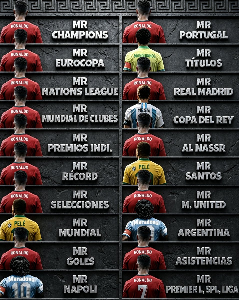 N1Geller's tweet photo. • Los Mister del Fútbol. ⚽

Lo de Cristiano es de otro Universo. ☠️. N°1🐐🇵🇹
#CR7 #GOAT #sallandık #Free2Earn https://t.co/A0MzcN33kc