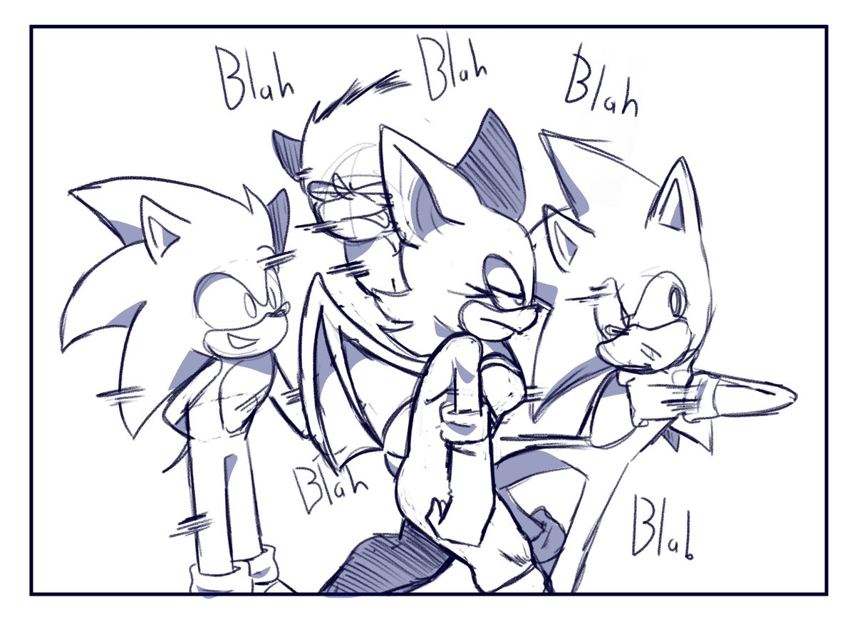 Blue_Wolf54's tweet photo. "Callate de una vez" 
Mini comic #Sonouge (1/3) https://t.co/7nf0usdBkV