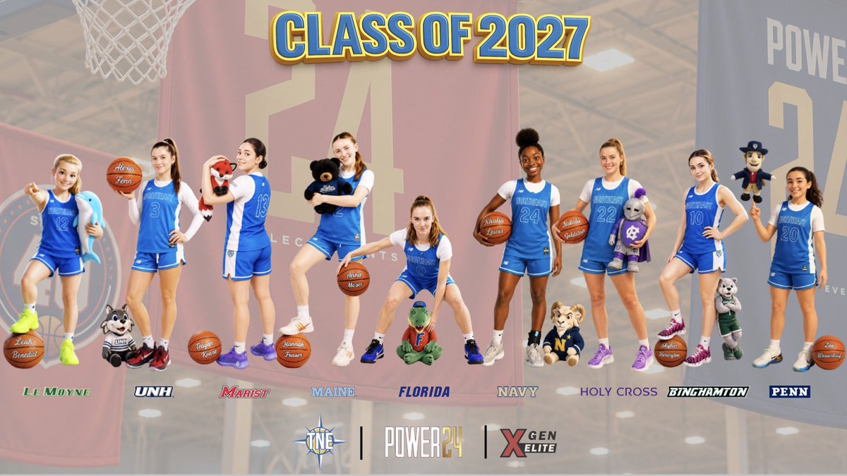 TeamNEHoops's tweet photo. And with @Natalie76426811 &amp; @afenn01 commitments, that makes all 9️⃣ 2027s off the board!  They say winning matters…this is what winning looks like! 📚🏀 #TeamNExXGEN https://t.co/aBE3RIxmgA