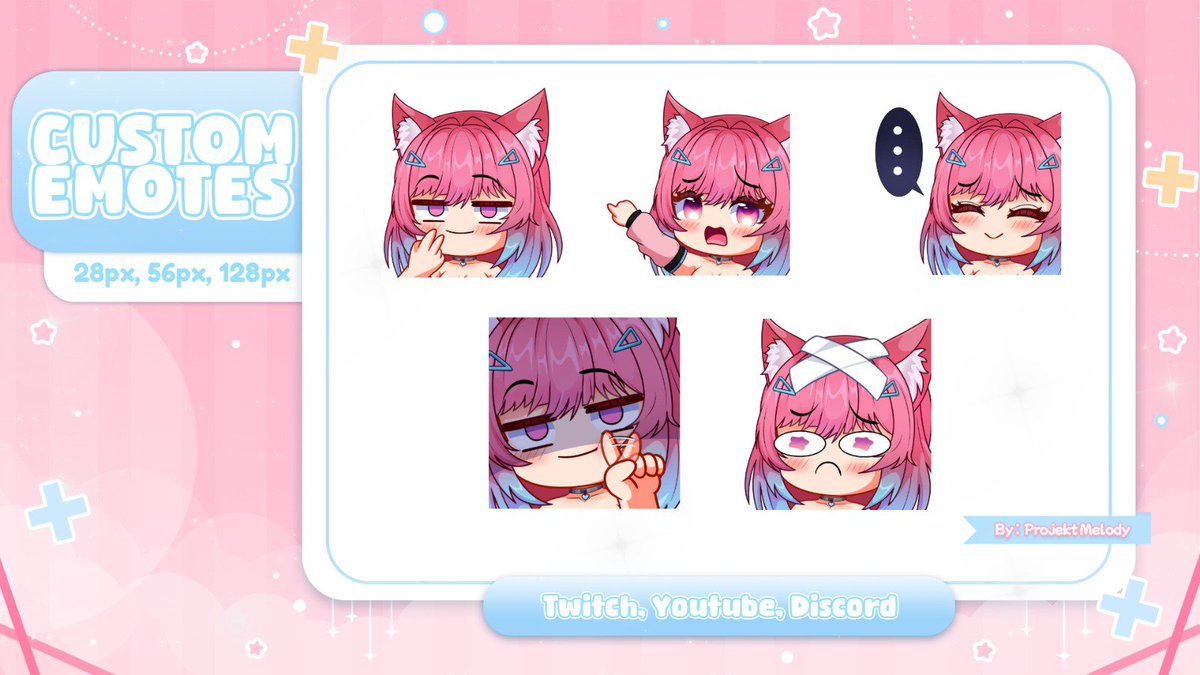 Megumisora23's tweet photo. Custom Emote Commissions are OPEN‼️
I'd love to turn your OC, mascot, or favorite reaction into adorable chibi emotes! >O<
#Commission #VGen #Artist #EmotesCommission #Chibi https://t.co/c5RjadtDS1