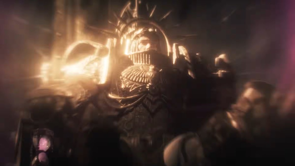 EllySamonji's tweet photo. What if the Emperor of mankind actually never was a rotting corpse and in fact made us percieve him that way. What if he never changed and is now stronger and healthier than ever. That one glimpse of him as he looks at us of him glowing and healthy - what if this is the reality: https://t.co/DJ055w1oiT