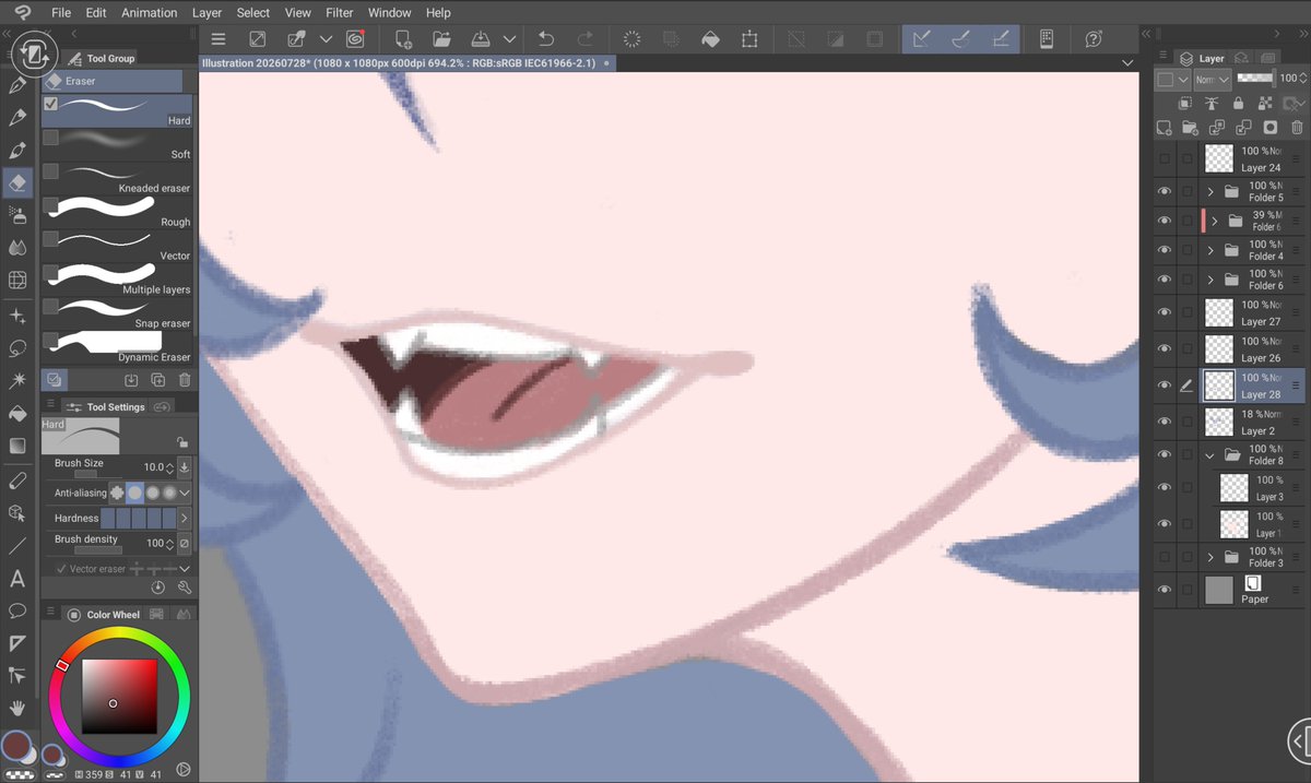 SouShika_'s tweet photo. HOLD ON I'M SLOWLY COOKING.

#WIP #OC #vtuber https://t.co/kIuUotkUoy
