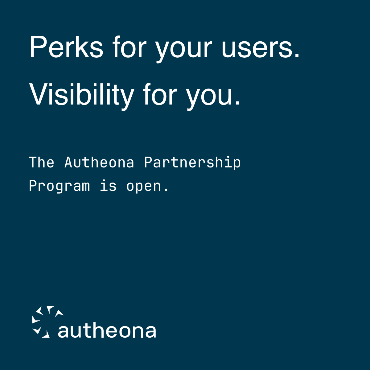 las_nish's tweet photo. 🤝 We are officially opening the Autheona Partnership Program!
If your product handles user signups, auth, or email workflows, let’s team up.
The deal is simple:
✅ Integrate with us
✅ Give your users an exclusive discount
✅ Get featured on our site
We already have some exciting partnerships underway that we will be announcing very soon! 👀 Want to add yours to the list?
Read the details and reach out here: https://t.co/30WSyWx8WU
#SaaS #Partnerships #Founders #TechIntegrations #Autheona #BuildInPublic