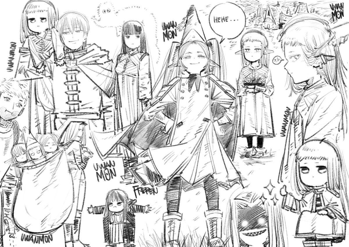 uwanmon's tweet photo. Frieren and WHA sketches
#frieren https://t.co/EhFbaSZVbY